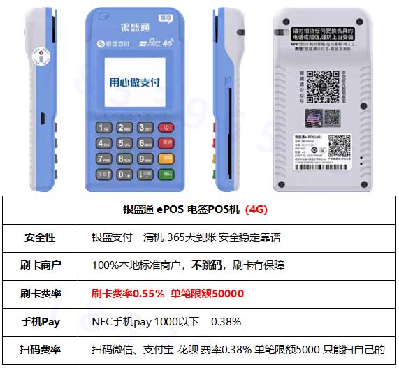 银盛通pos机怎么开通扫码